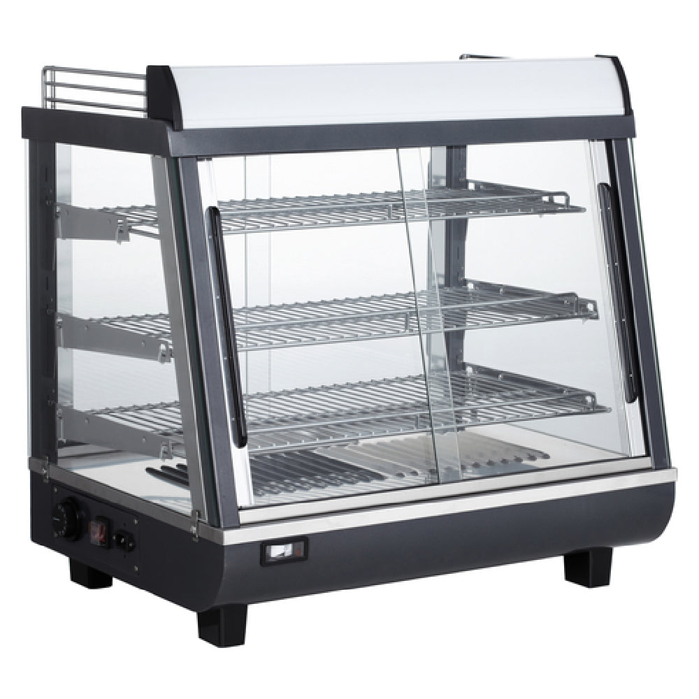 BakeMax Heated Warmer Display Case BMTSC27