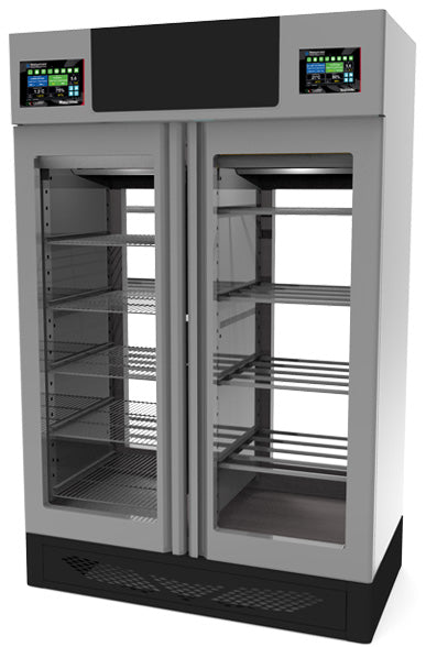 Omcan STGTWCOTW Combo Stagionello + Maturmeat 100+100 kg cabinet with ClimaTouch