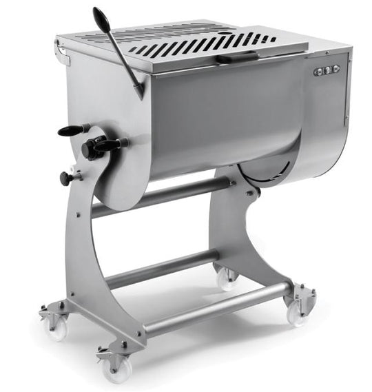 Omcan MM-IT-0080 Heavy-Duty Stainless Steel Meat Mixer with 80 kg. Capacity