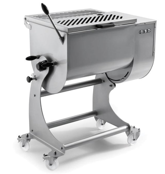 Omcan MM-IT-0080 Heavy-Duty Stainless Steel Meat Mixer with 80 kg. Capacity