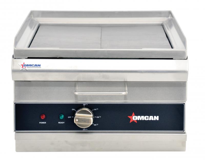 Omcan CE-CN-0350 17-inch Electric Charbroiler / Griddle