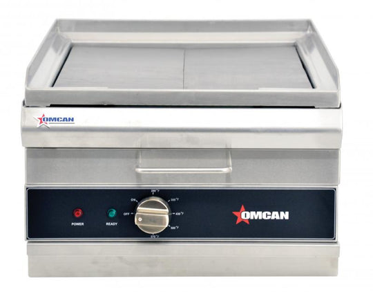 Omcan CE-CN-0350 17-inch Electric Charbroiler / Griddle