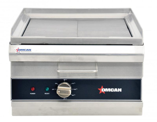 Omcan CE-CN-0350 17-inch Electric Charbroiler / Griddle