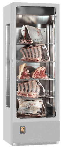 Omcan SLB080MET Salubrino 2.0 Meat Edition Preserving and Dry Aging Cabinet 80 kg Triple Glass