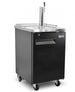 Omcan BD-CN-0007-HC 24-inch Single Solid Door Beer Bottle Dispenser with One Tap and 6.5 cu. ft. capacity