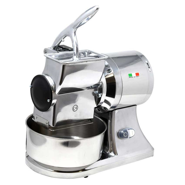 Omcan GR-IT-0746-M Stainless Steel Cheese Grater with Microswitch and 1 HP Motor