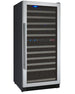 Allavino 24" Wide FlexCount II Tru-Vino 121 Bottle Dual Zone Stainless Steel Right Hinge Wine Refrigerator - VSWR121-2SR20