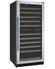 Allavino 24" Wide FlexCount II Tru-Vino 121 Bottle Dual Zone Stainless Steel Right Hinge Wine Refrigerator - VSWR121-2SR20