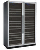 Allavino 47" Wide FlexCount II Tru-Vino 354 Bottle Dual Zone Stainless Steel Side-by-Side Wine Refrigerator - 2X-VSWR177-1S20