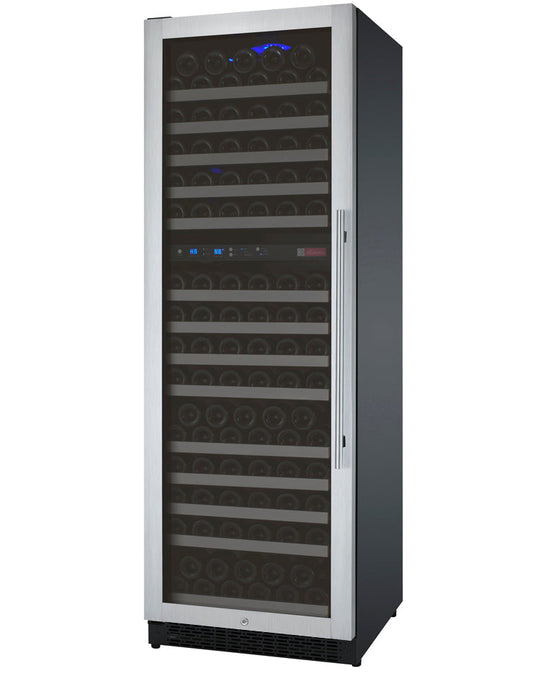 Allavino 24" Wide FlexCount II Tru-Vino 172 Bottle Dual Zone Stainless Steel Left Hinge Wine Refrigerator - VSWR172-2SL20