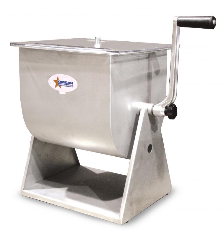 Omcan Stainless Steel Manual Tilting Mixer with 44-lb