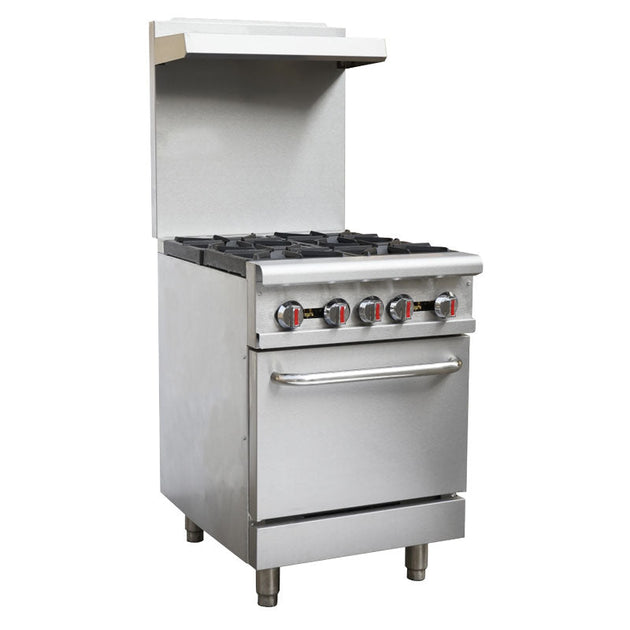 Omcan CE-CN-0609-R 24-inch Commercial Gas Range  Natural Gas