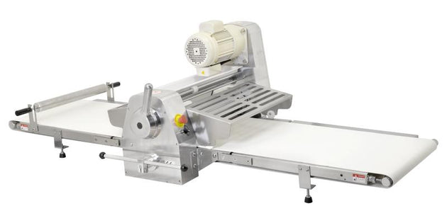 Omcan BE-CN-2083-CSS Stainless Steel Table Top Dough Sheeter with 88-inch Conveyor Length and 0.75 HP 