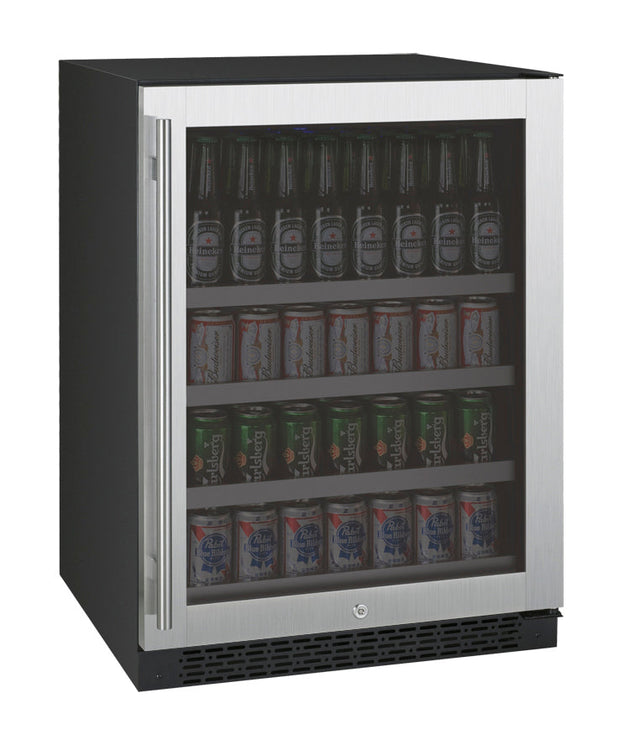 Allavino 24" Wide FlexCount II Tru-Vino Stainless Steel Left Hinge Beverage Center - VSBC24-SL20