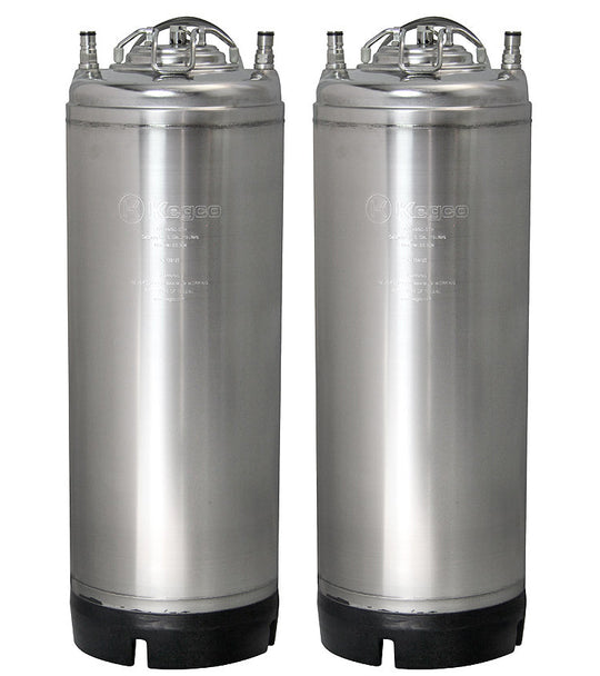 Kegco 5 Gallon Ball Lock Keg - Strap Handle - Set of 2