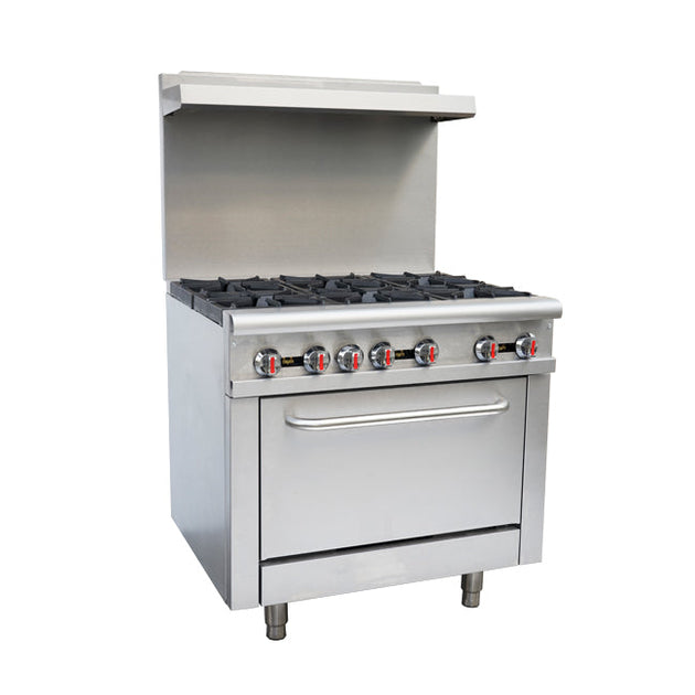 Omcan CE-CN-0914-R 36-inch Commercial Gas Range  Natural Gas
