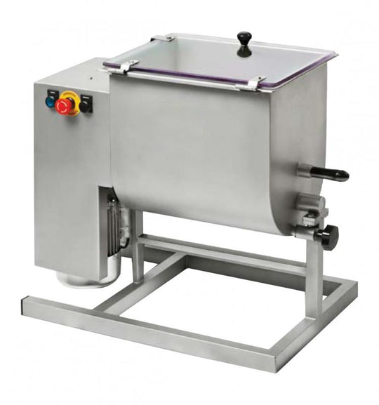 Omcan MM-IT-0030 Heavy-Duty Meat Mixer with 1 HP Motor and 30-kg / 66-lb Capacity