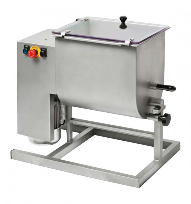 Omcan MM-IT-0030 Heavy-Duty Meat Mixer with 1 HP Motor and 30-kg / 66-lb Capacity
