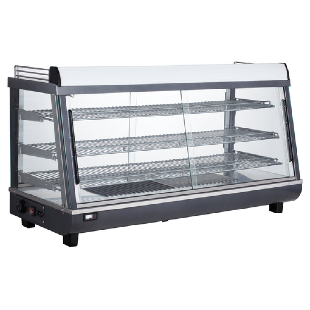 BakeMax Heated Warmer Display Case BMTSC48