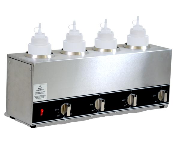 Omcan FW- CN- 1604 Quadruple Bottle Sauce Warmer