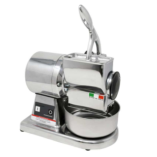 Omcan GR-IT-0373-M Stainless Steel Cheese Grater with Microswitch and 0.5 HP Motor