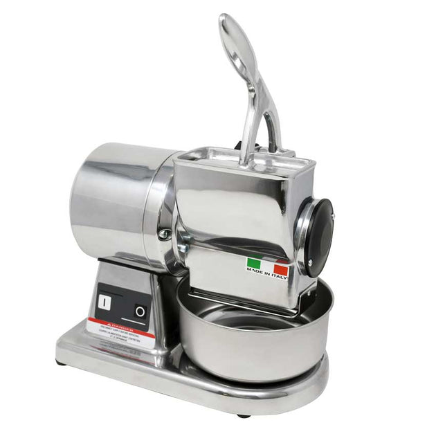 Omcan GR-IT-0373-M Stainless Steel Cheese Grater with Microswitch and 0.5 HP Motor