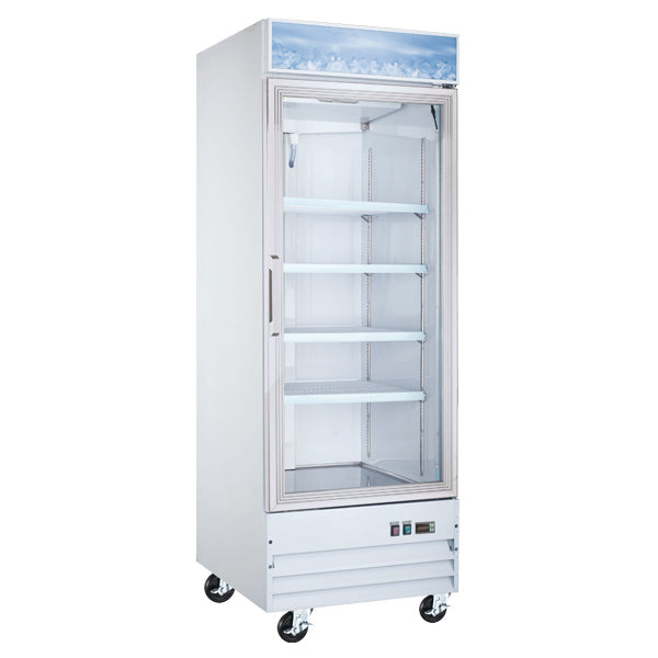 Omcan FR-CN-0790-HC 31-inch 1 Door Swing Glass Freezer
