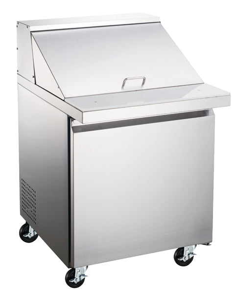 Omcan PT-CN-0711-HC 27.5-inch Mega Refrigerated Prep Table with 1 Door