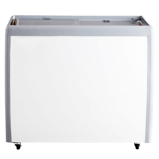 Omcan FR-CN-0260-R 39" Ice Cream Display Chest Freezer with Flat Glass Top