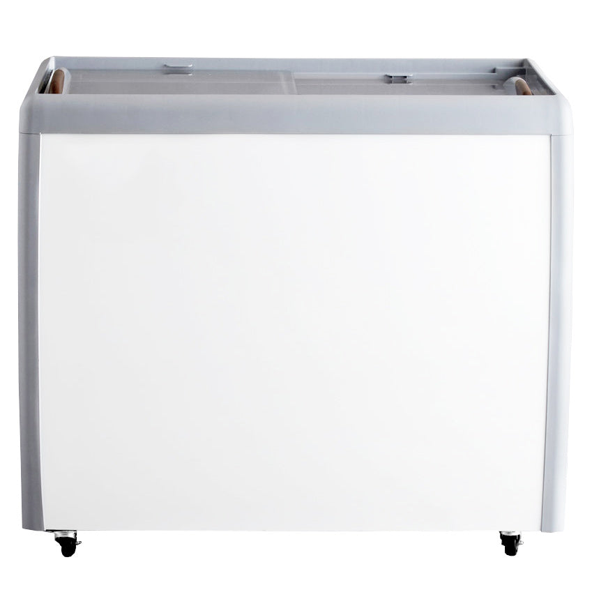 Omcan FR-CN-0260-R 39" Ice Cream Display Chest Freezer with Flat Glass Top