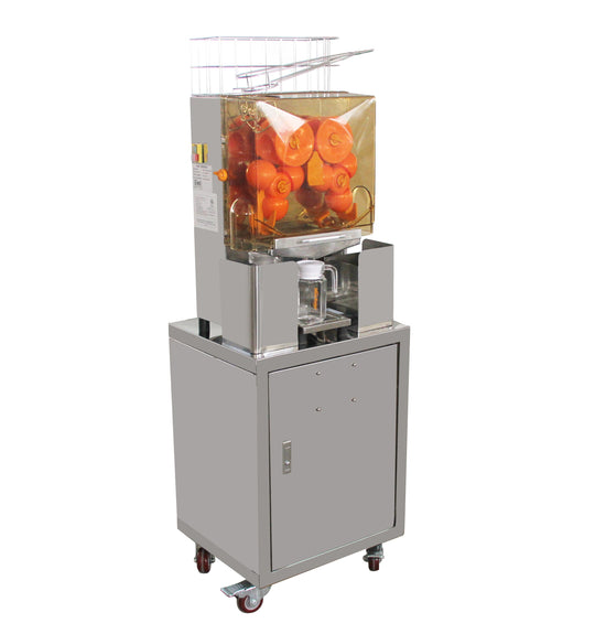 Omcan Stainless Steel Stand for item 44228 Stainless Steel Orange Juice Extractor