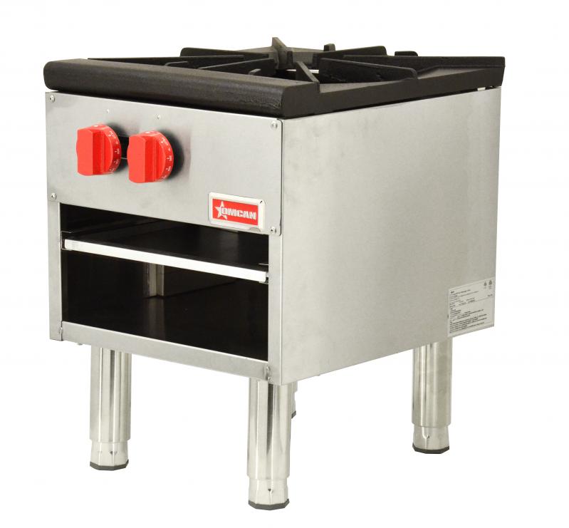 Omcan CE-CN-0533-S Single Gas Stock Pot Range with 100