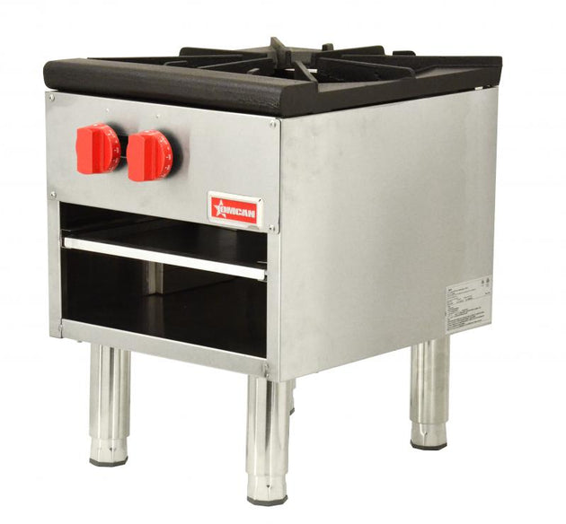 Omcan CE-CN-0533-S Single Gas Stock Pot Range with 100