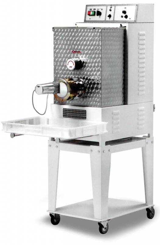 Omcan PM-IT-0025-T 1.5 HP Floor Model Heavy-Duty Pasta Machine with 26 lbs. Tank Capacity