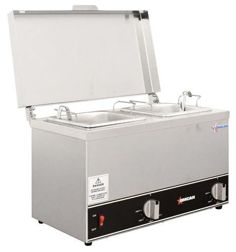 Omcan FW-CN-0252 Double Sauce Pot Warmer