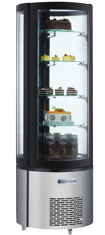 Omcan RS-CN-0400-R 27-inch Circular Refrigerated Showcase with 400 L capacity