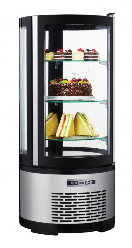 Omcan RS-CN-0100-R 19-inch Circular Refrigerated Showcase with 100 L capacity