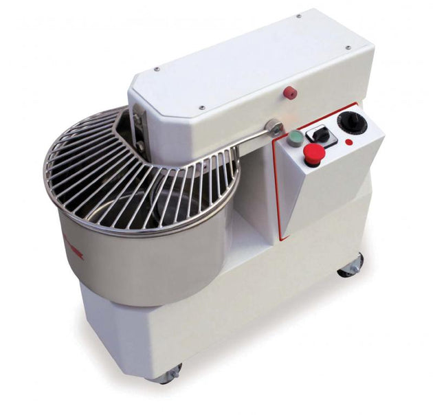 Omcan SM-IT-0053-F Heavy-duty Spiral Dough Mixer with Fixed Head and Bowl