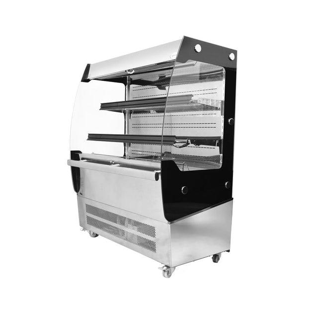 Omcan RS-CN-0200 39-inch Open Refrigerated Floor Display Case with 200 L capacity