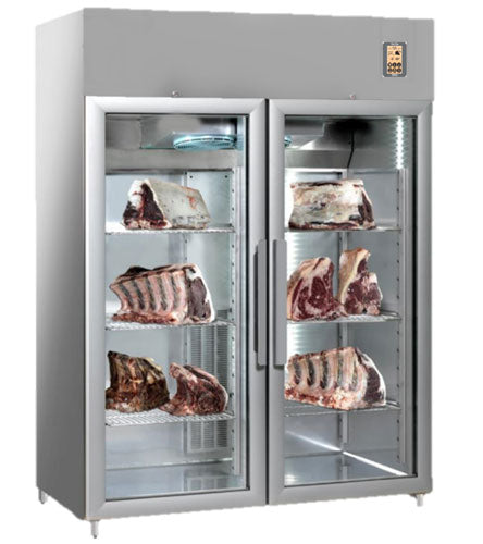Omcan SLB140MES Salubrino 2.0 Meat Edition Preserving and Dry Aging Cabinet 1400 Standard