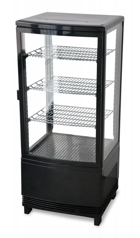Omcan RS-CN-0078-S 17-inch Countertop Refrigerated Display Case with 78 L capacity  Single Door