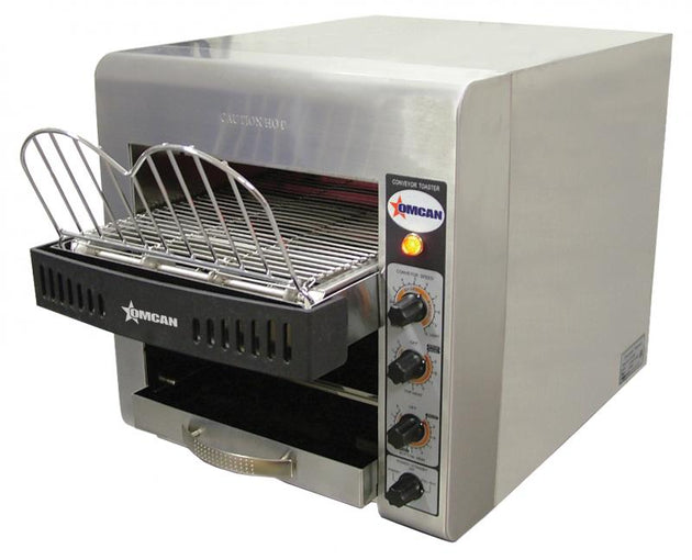Omcan CE-TW-0250 Stainless Steel Conveyor Toaster with 10" Conveyor Belt