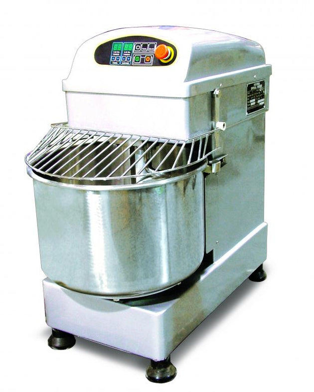 Omcan MX-CN-0037 Heavy-Duty Spiral Dough Mixer with 37-QT Bowl Capacity