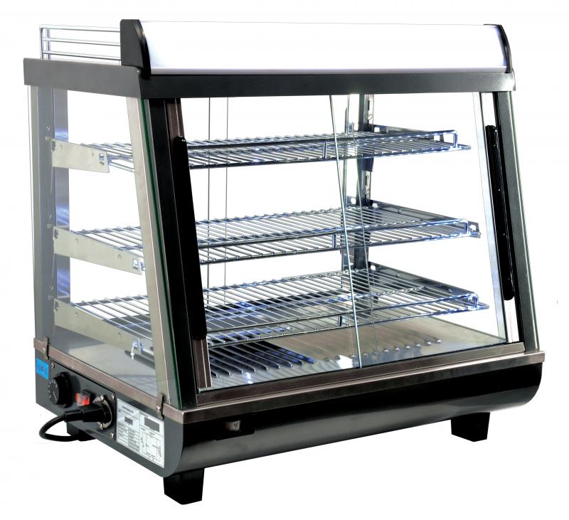Omcan DW-CN-0096 26-inch Display Warmer with 96 L capacity and Front and Back Doors