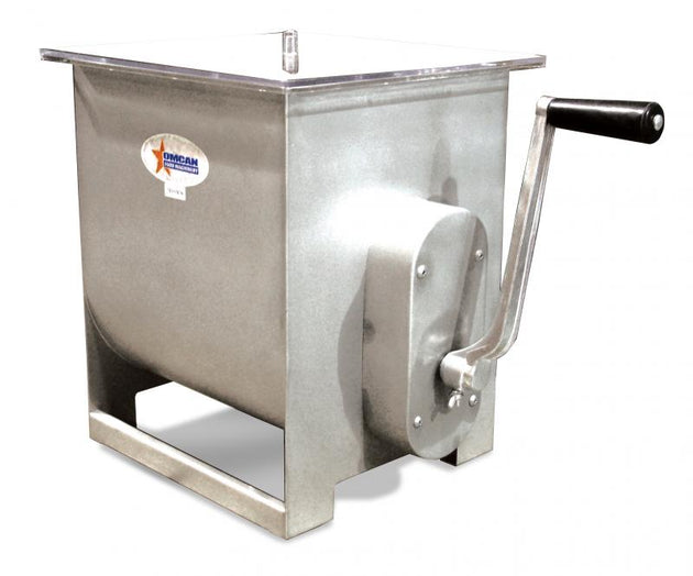 Omcan Stainless Steel Manual Non-Tilting Mixer with 44-lb