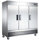 Omcan RE-CN-0067-HC 81-inch Reach in Refrigerator with 3 Doors and 72 cu. ft. capacity