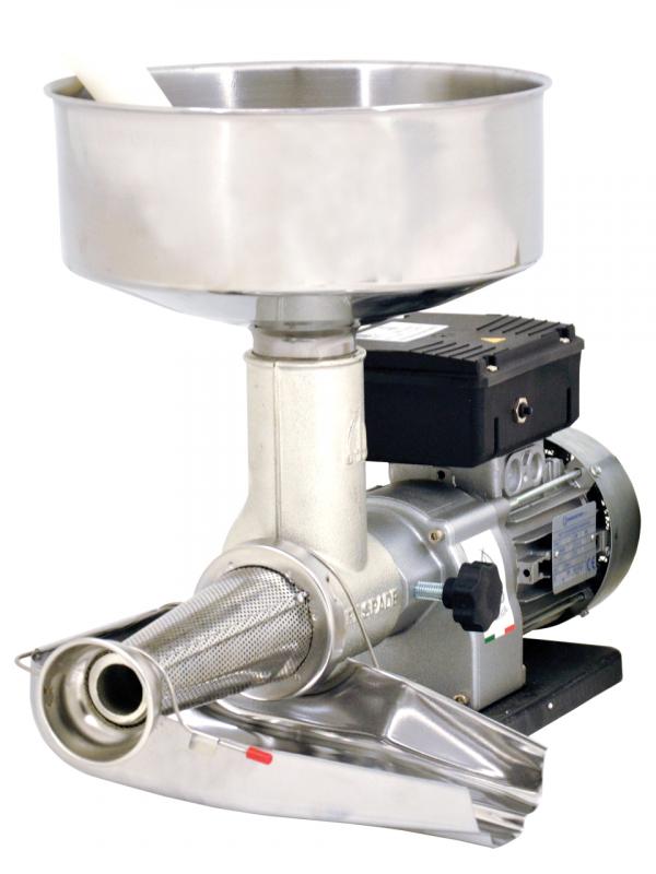 Omcan TS-IT-0150 Medium-Duty Electric Tomato Squeezer with 0.28  0.65 HP Motor and Stainless Steel Cover