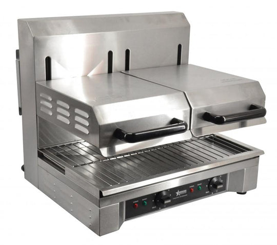 Omcan CE-CN-1633-D Stainless Steel Double Adjustable Salamander