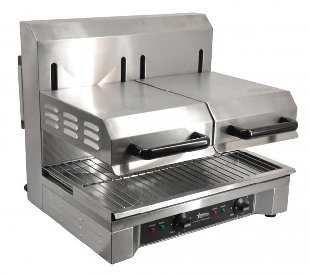 Omcan CE-CN-1633-D Stainless Steel Double Adjustable Salamander