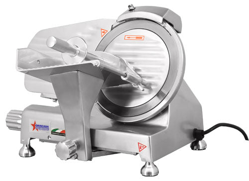 Omcan MS-CN-0220-C 9-inch Belt-Driven Meat Slicer with Blade Locker